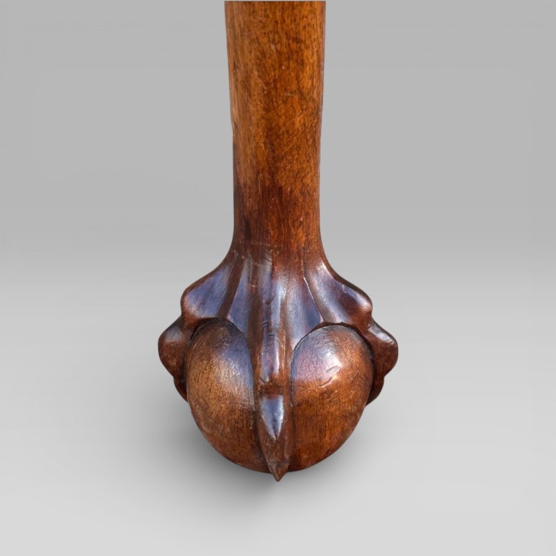 20th Century Queen Anne Style Walnut Side Table by Maple & Co Wall Table - Image 5